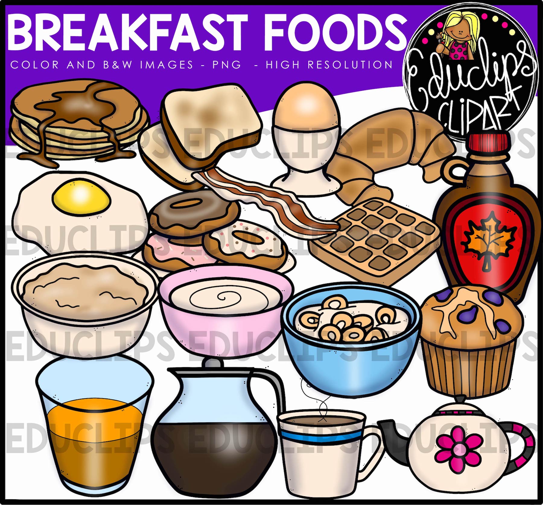 clip art breakfast foods - Clip Art Library - Clip Art Library