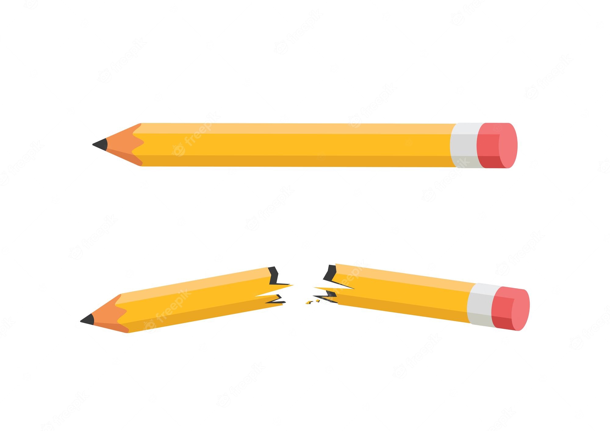 broken pencil clip art