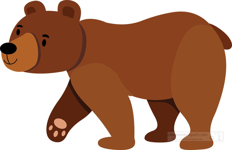 Brown Bear Clipart Capture Wildlife Charm With High Quality Graphics