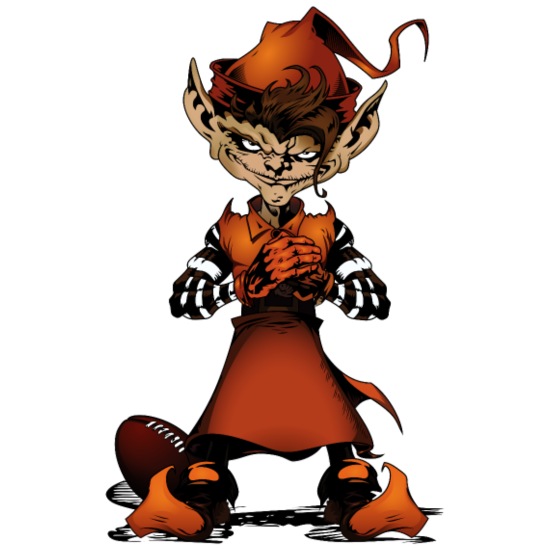 Browns introduce midfield artwork which is: Brownie the Elf