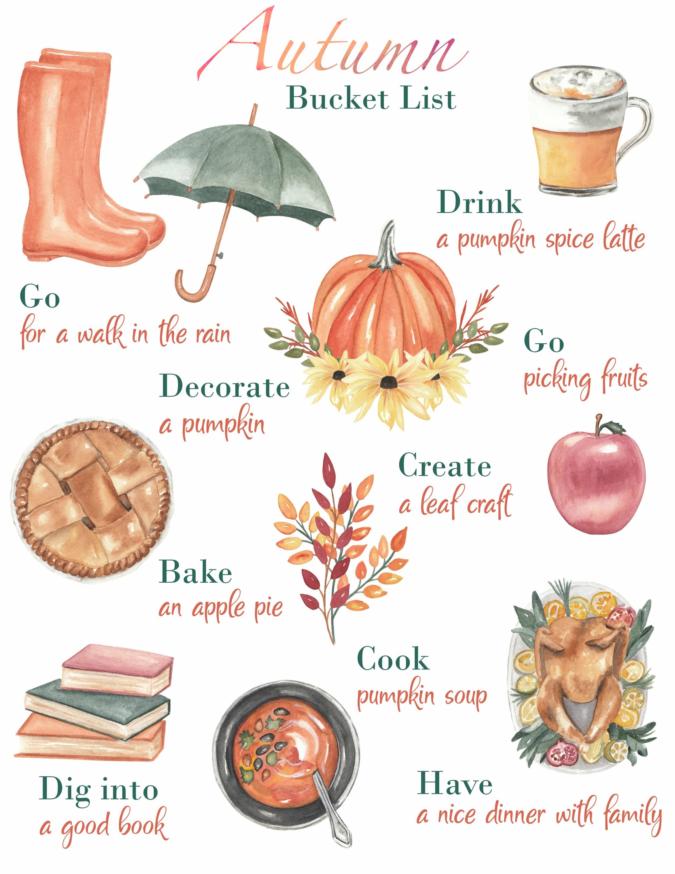 fall foods - Clip Art Library