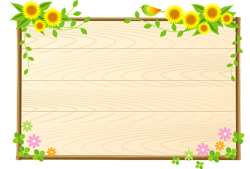 Rustic Floral Wooden Sign Template - Free Download