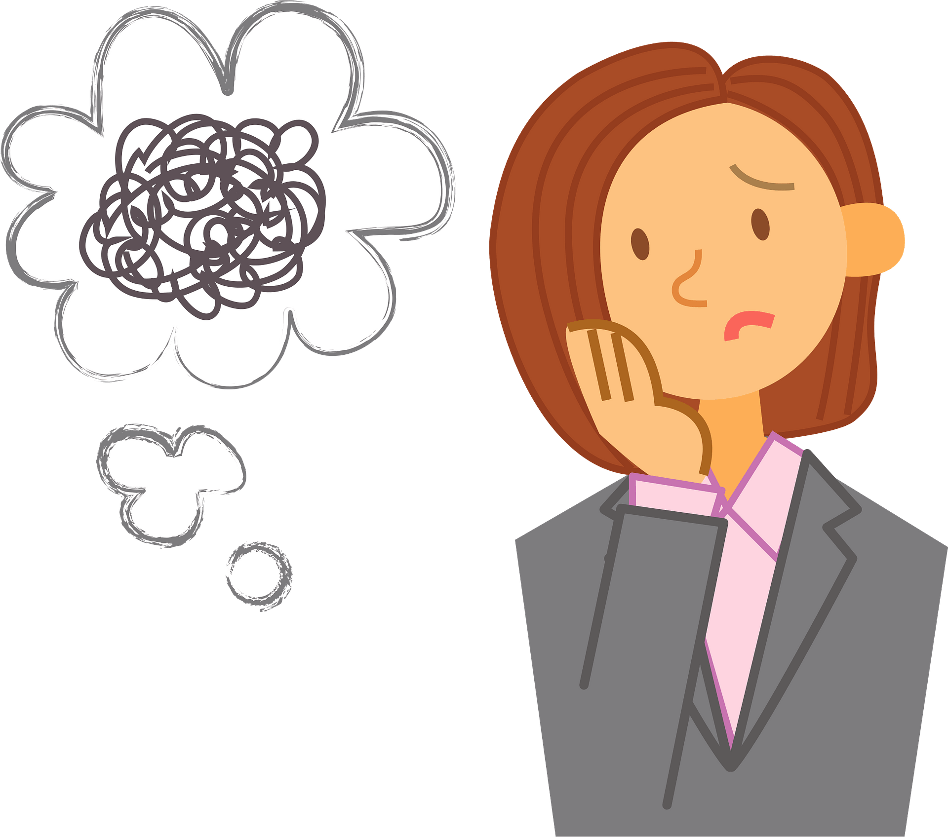 Processing Emotions With Worry Cliparts Clip Art Library