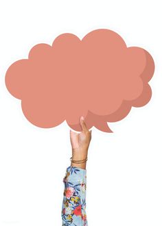 Creative Speech Bubble Image for Communication and Ideas