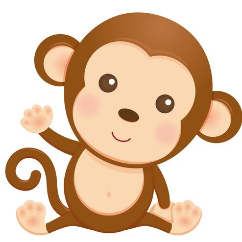 Premium Vector, Baby monkey