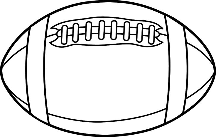 American Football Coloring Page - Free Printable for Kids & Fans