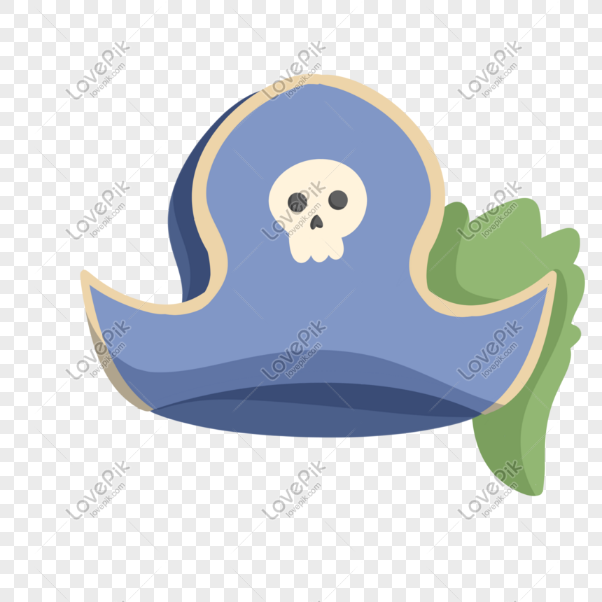 Cartoon Pirate Hat with Skull - Free Clipart for Kids & Design Projects