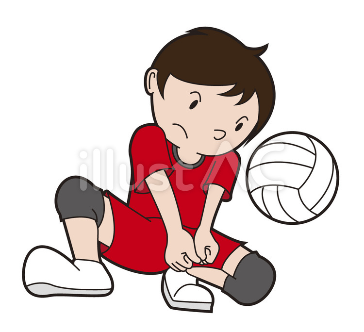 Volleyball Clip Art Boys - Cartoon Volleyball Player Clipart, Hd - Clip 