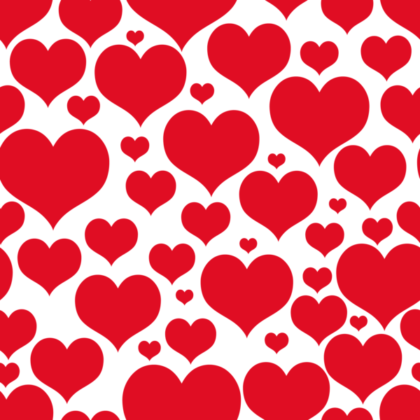 Red Heart Pattern Background - Free Vector & PNG Download