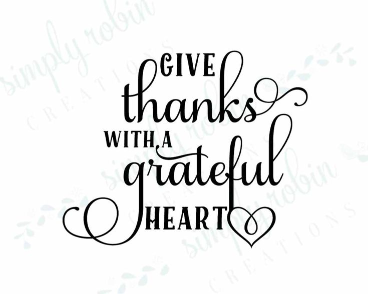 A Thankful Heart PNG, Vector, PSD, and Clipart With Transparent - Clip ...
