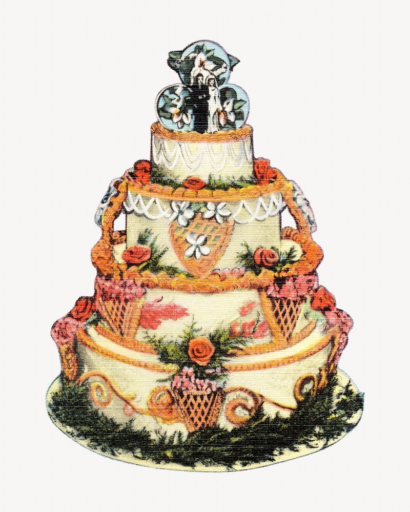 Vintage Cakes Clip Art Library