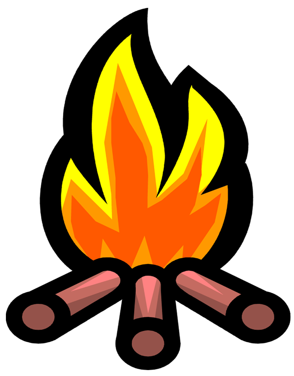 Campfire Icon - Free Vector Graphic for Outdoor and Survival Content