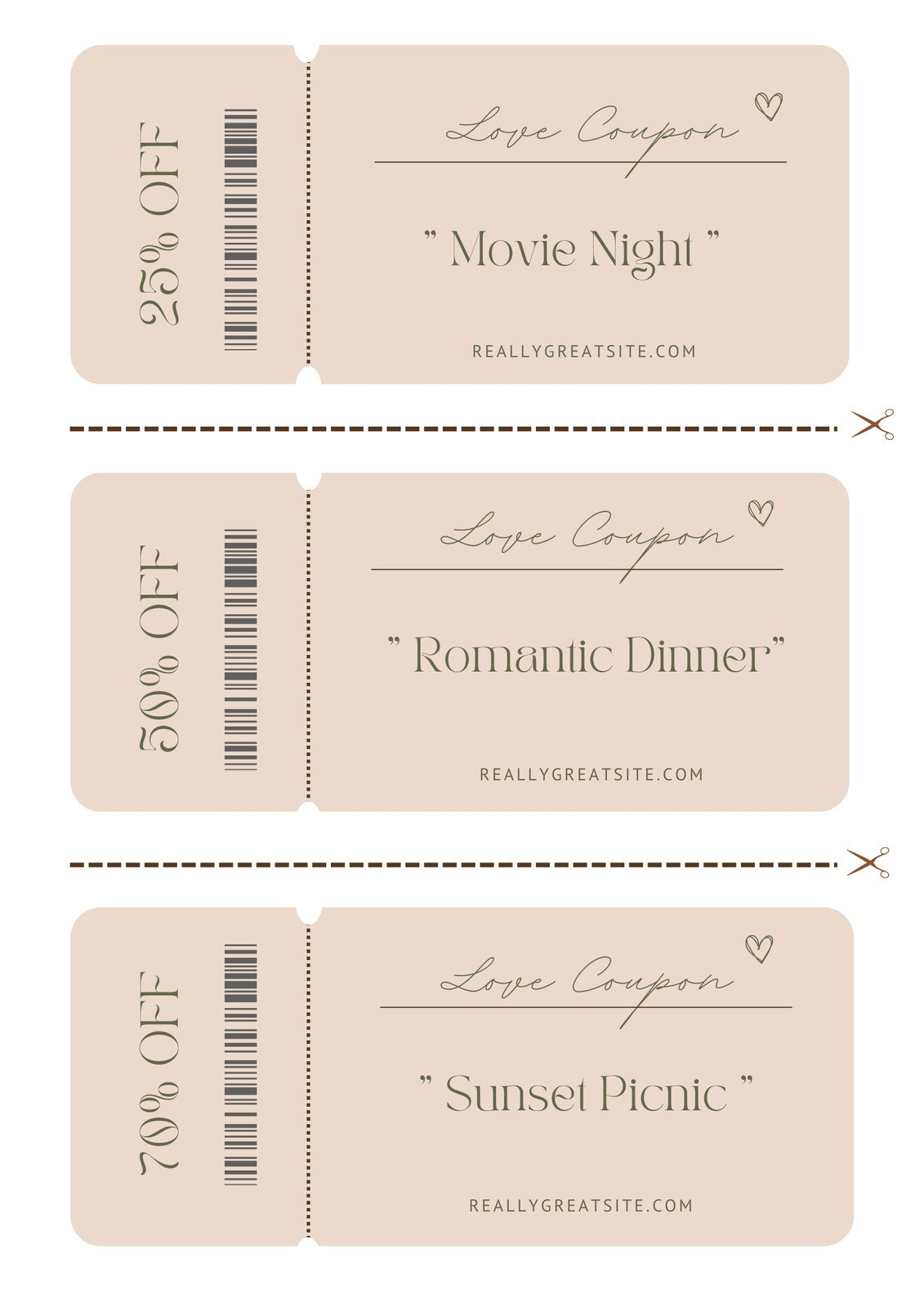 Blank Coupons Clip Art Library