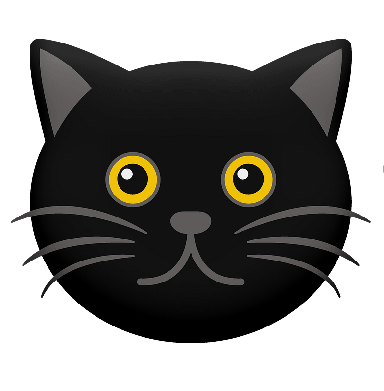 black cat Cat clipart vector free download logo icons black png - Clip ...