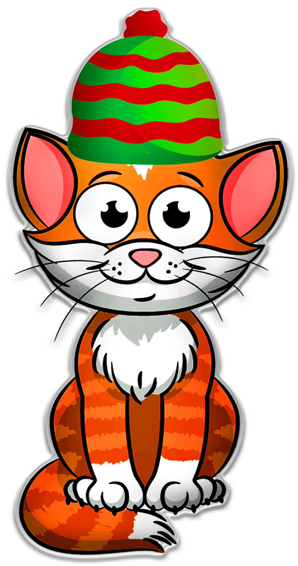 christmas clip art cat - Clip Art Library - Clip Art Library
