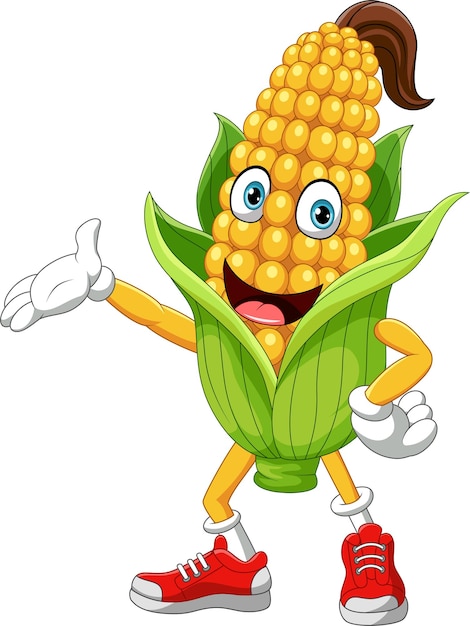 Fun Corn Character Illustration - Free Download & Usage Guide