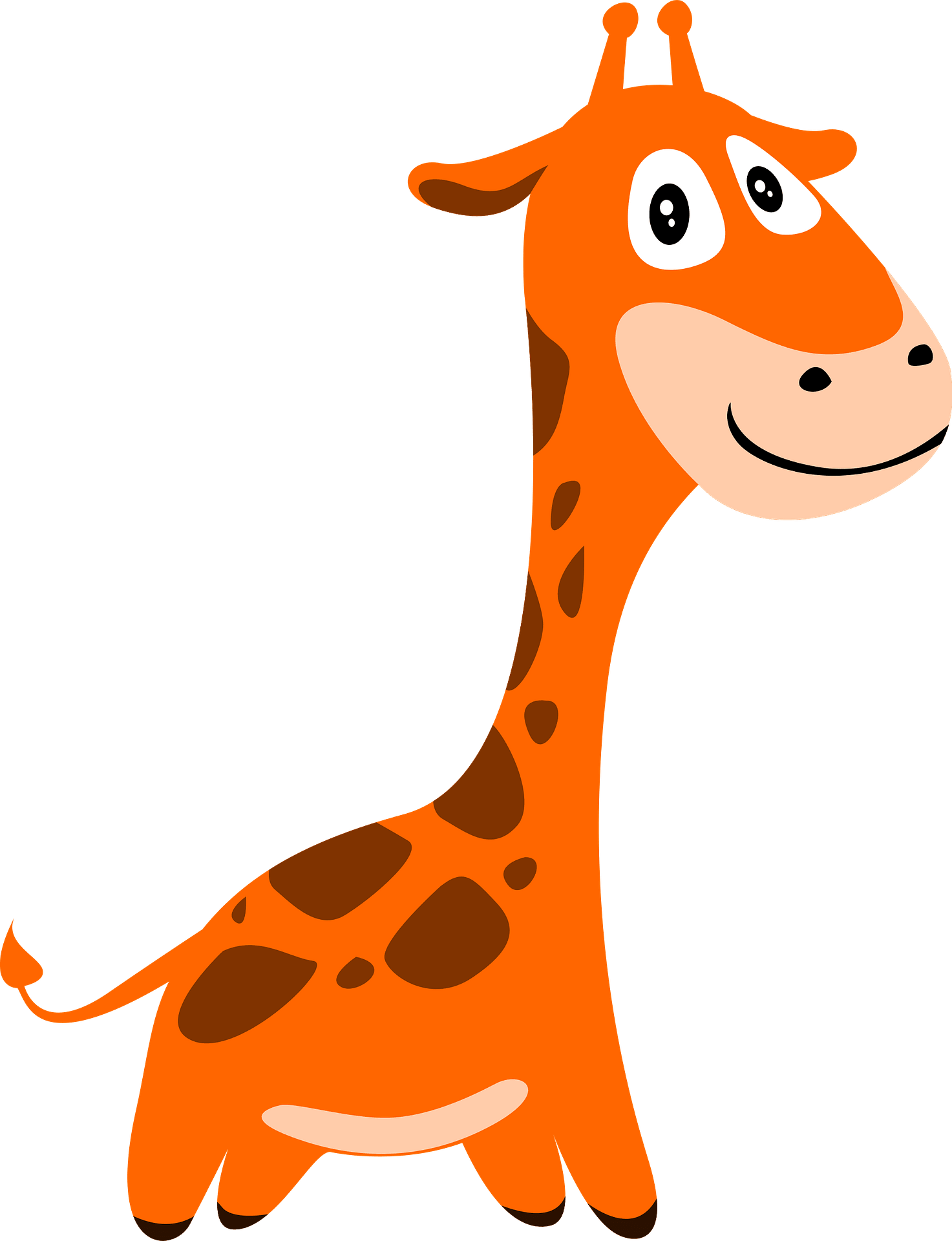cartoon giraffe - Clip Art Library