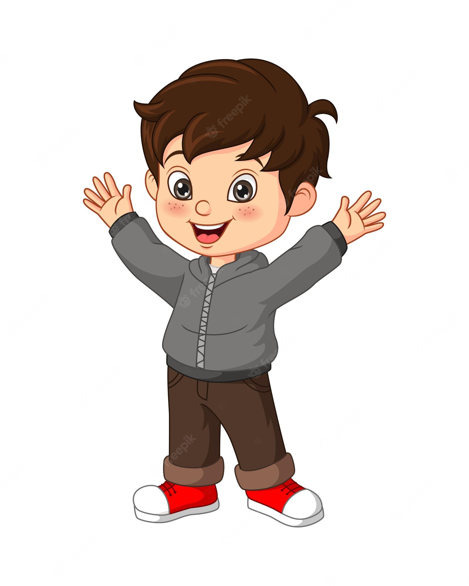 Cartoon Pic Boy - Animated Kid Png - Free Transparent PNG Clipart ...