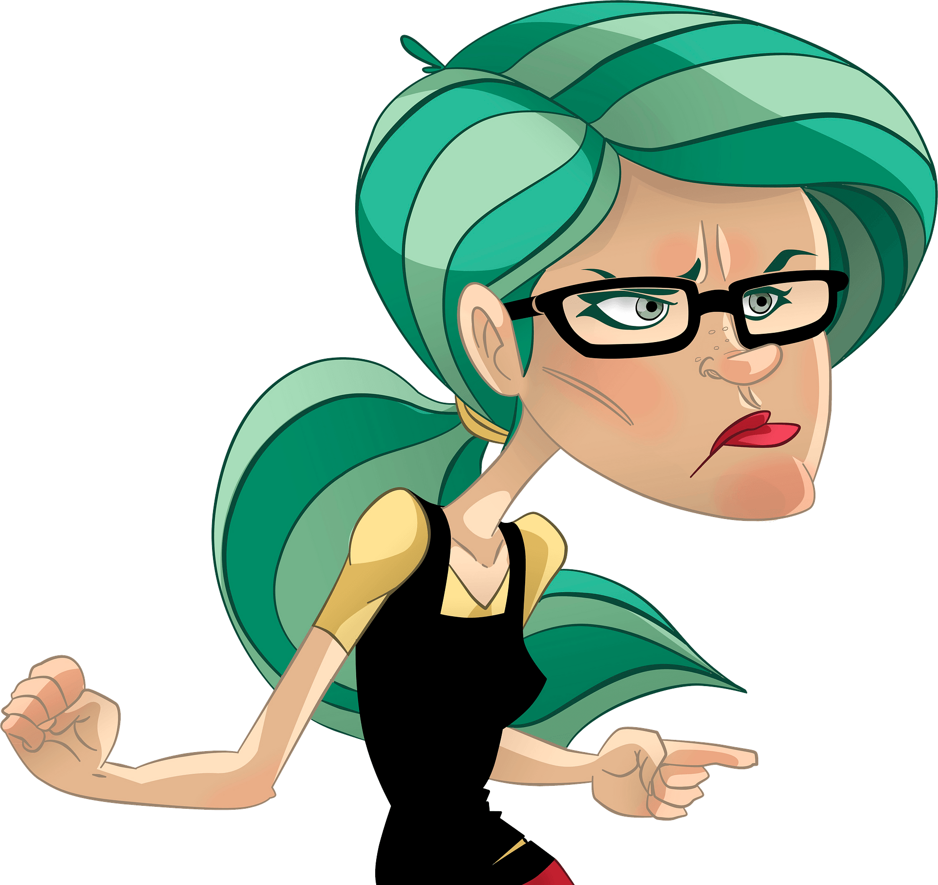 Angry Woman Royalty Free Svg Cliparts Vectors And Stock Clip Art Library