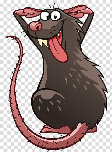 Laboratory Rat Brown Rat Rodent Rat Cartoon Transparent Clip Art