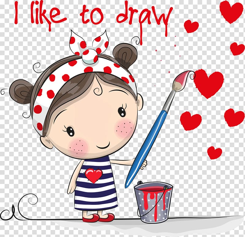 I Like to Draw - Fun Kids Art Illustration for Creative Inspiration