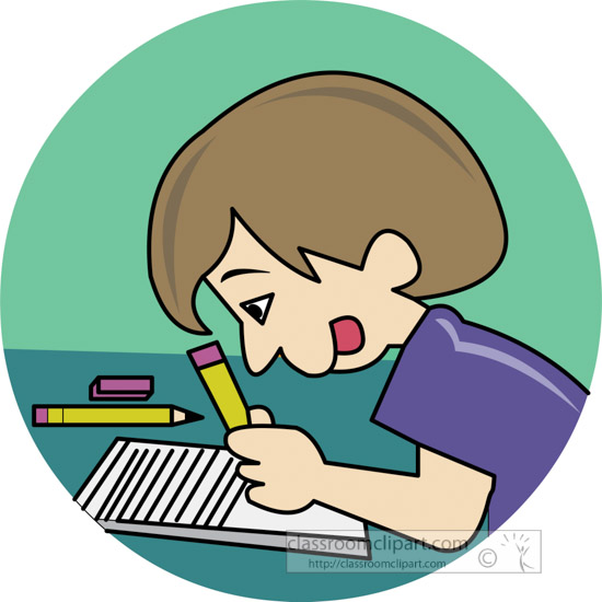paper with writing clip art