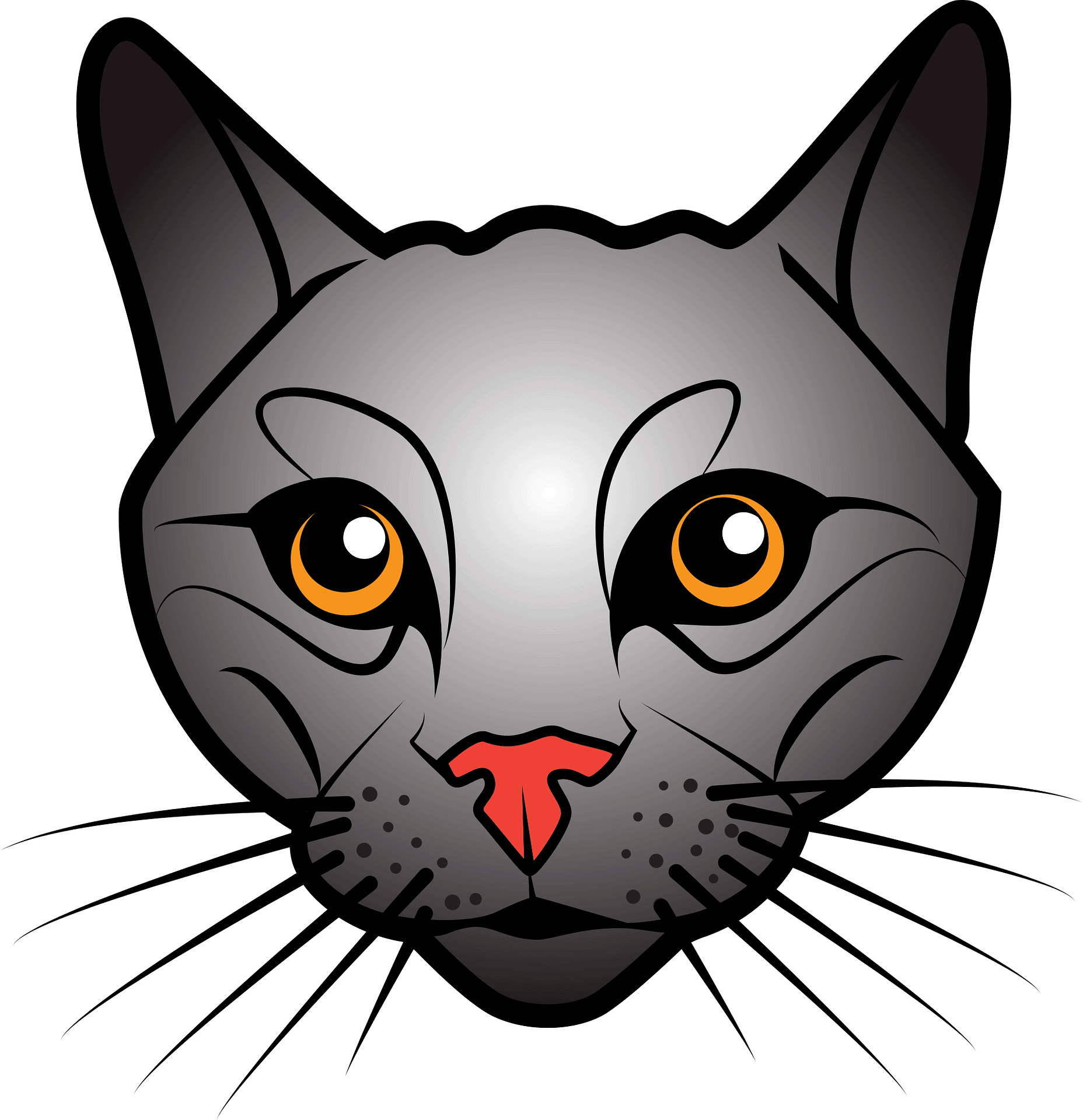 Cat Head Clipart Cat Face Clipart Clipart Library Clip Art | The Best