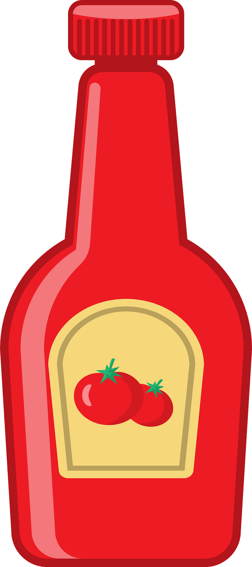 Ketchup Bottle Clip Art At Clker Com Vector Clip Art Online Clip Art Library