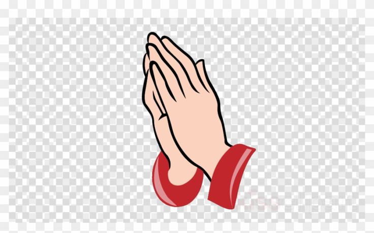 Prayer Hands Illustration - Free PNG Clipart for Religious and Spiritual Content