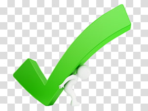 Green Checkmark with Human Figure - Success, Approval & Validation Icon