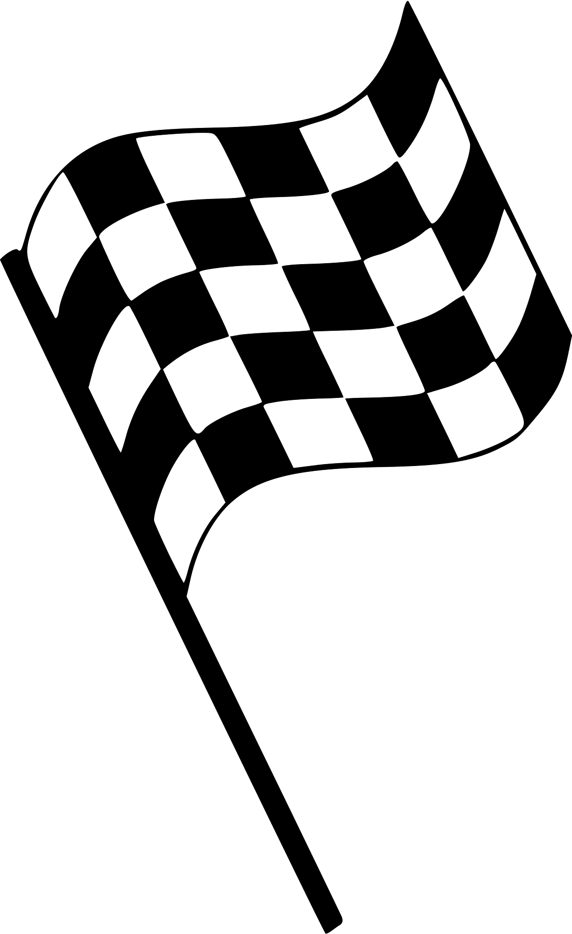 Free Black Checkered Flag Clipart - Illustrator | Template.net - Clip ...