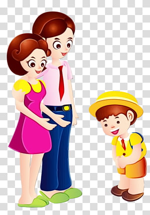 Family Illustration for Parenting, Education, and Child Development Websites