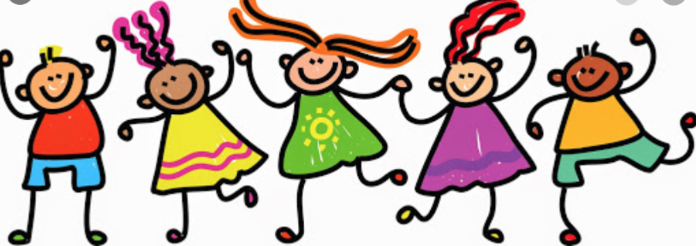 Joyful Diversity in Childhood - Illustration of Kids Dancing Together