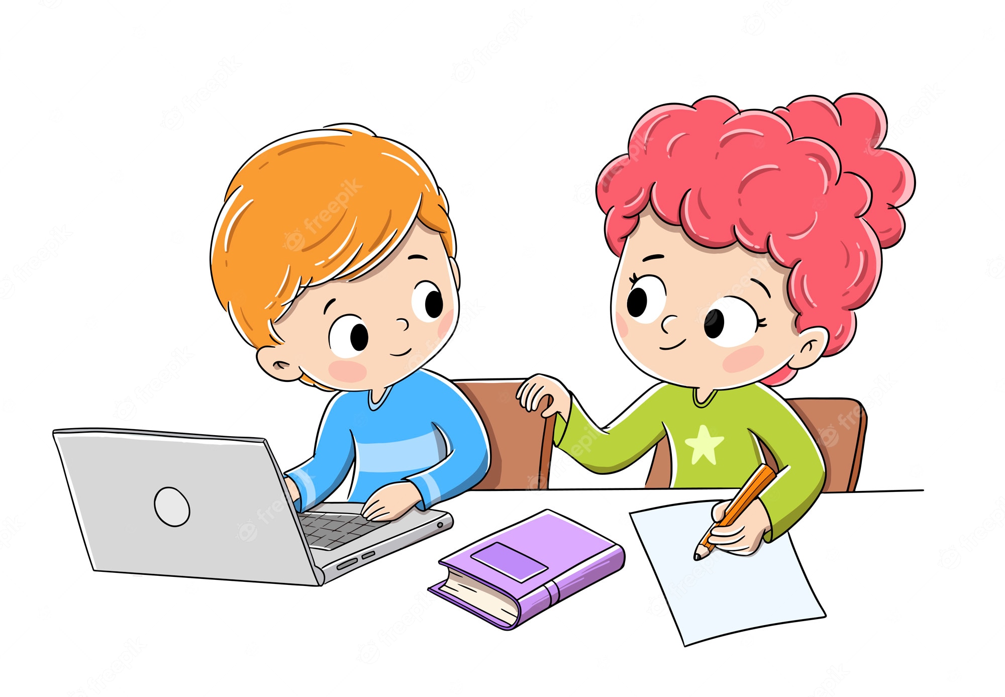 students on laptop clipart - Clip Art Library - Clip Art Library