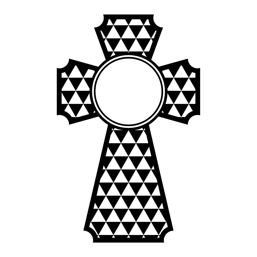 Christian Cross SVG Silhouette Cutting Files Jesus Cross religious ...