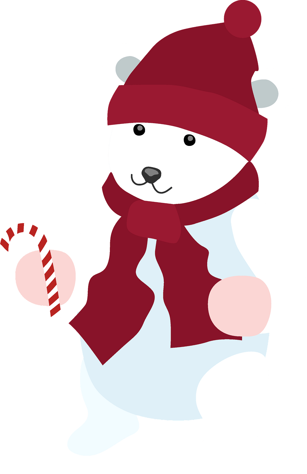 Christmas Teddy Bear Clipart, Watercolor Teddy Bear PNG - Clip Art Library