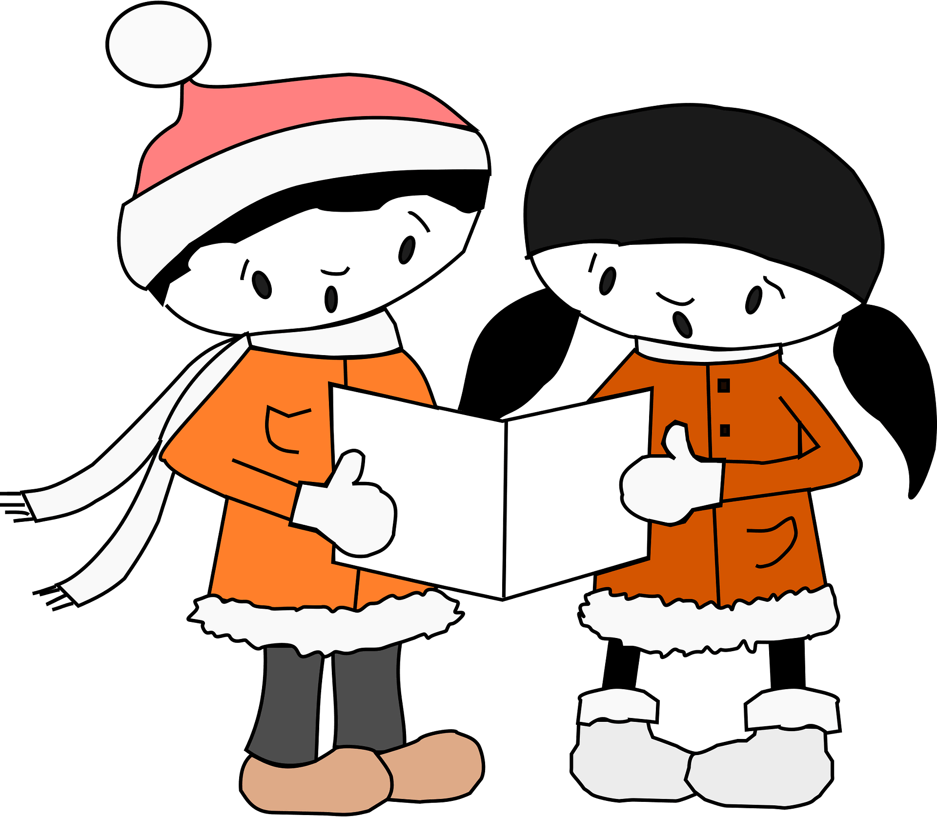 Christmas Caroling Stock Illustrations – 481 Christmas Caroling - Clip ...