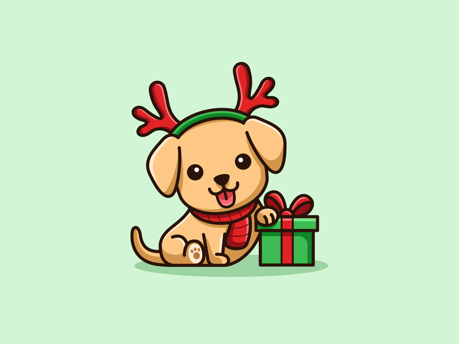 Christmas Puppies Clipart|Dog Clipart|Puppy Dog (1654760) - Clip Art ...