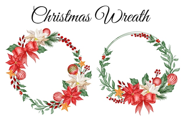 Watercolor Frame Christmas floral, Winter clipart, White Flowers By  Sunflower Day Love