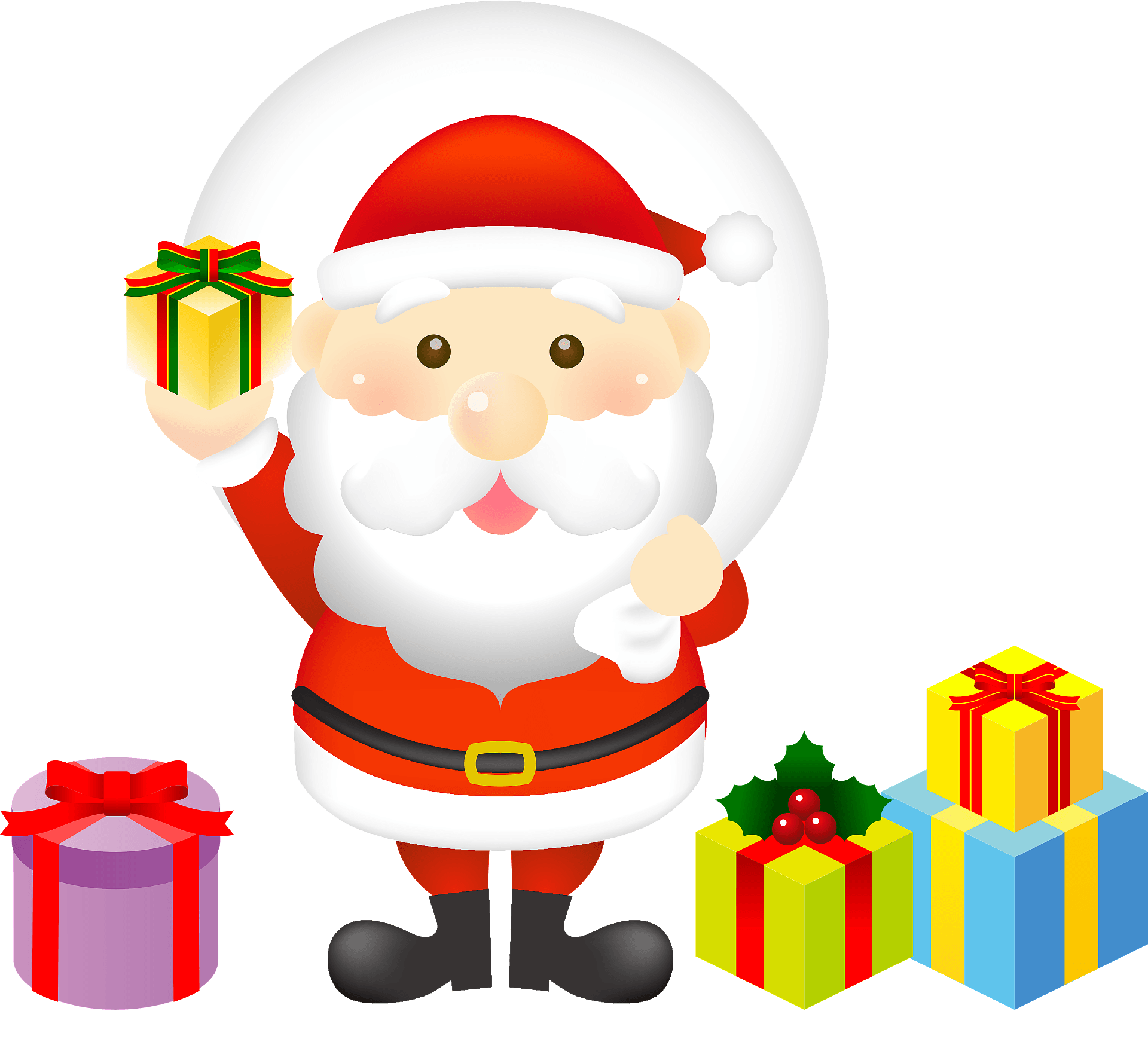 Christmas gift Christmas gift Santa Claus, Presents , gift box lot ...