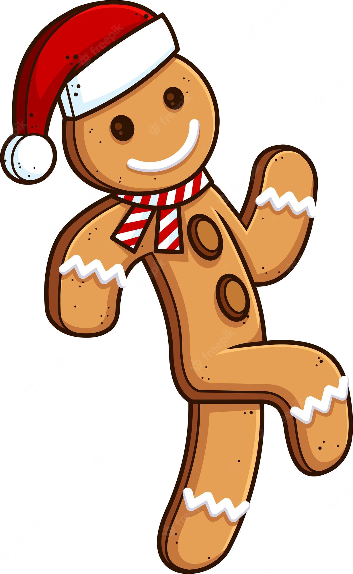 Gingerbread Man OH Snap Funny Holiday Christmas Design Sublimation 