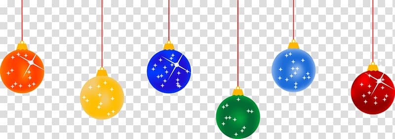 Festive Christmas Ornaments Clipart - Free Transparent PNG Download