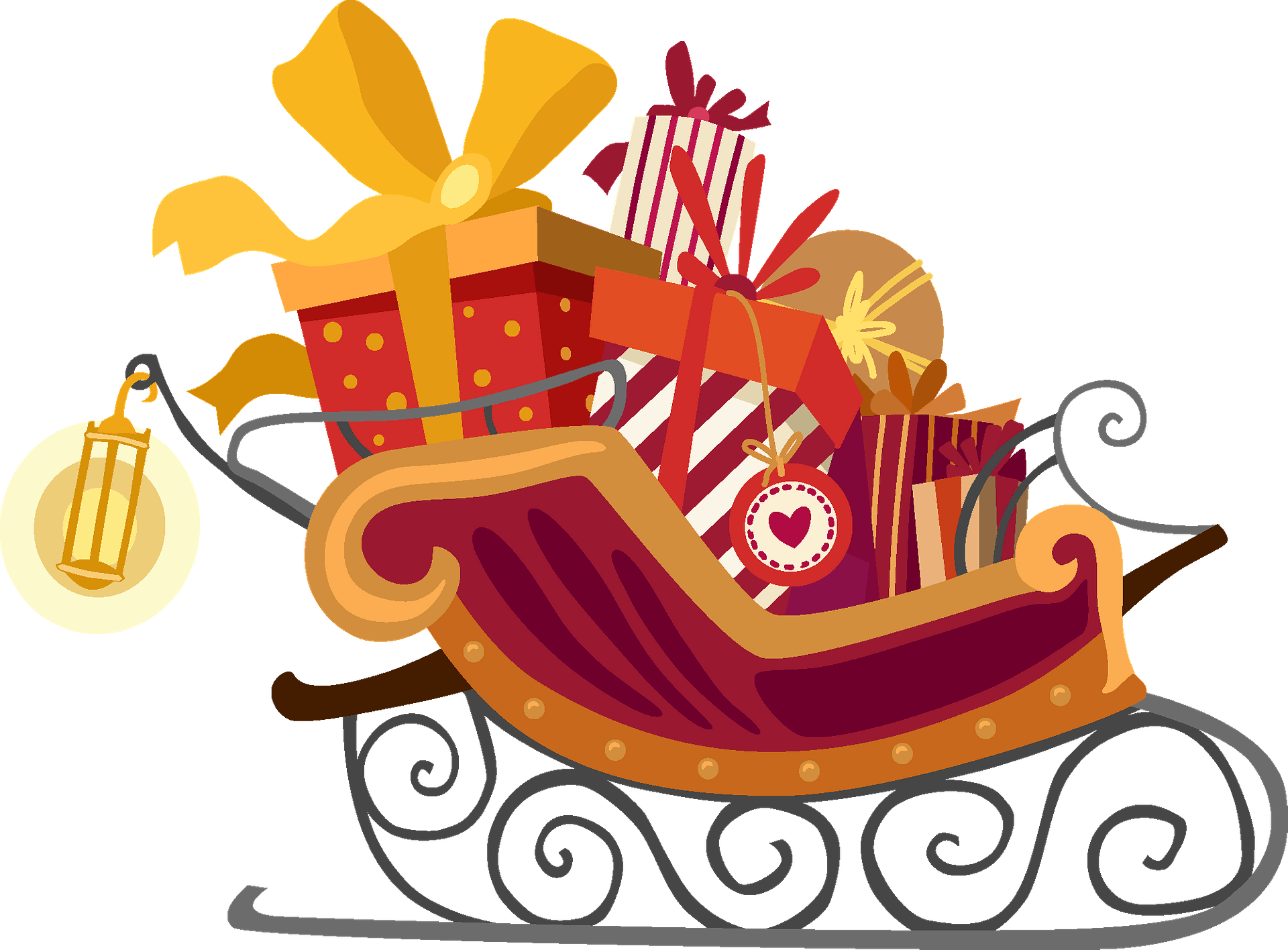 Santa Sleigh PNG Clip Art Image Gallery Yopriceville High Clip 