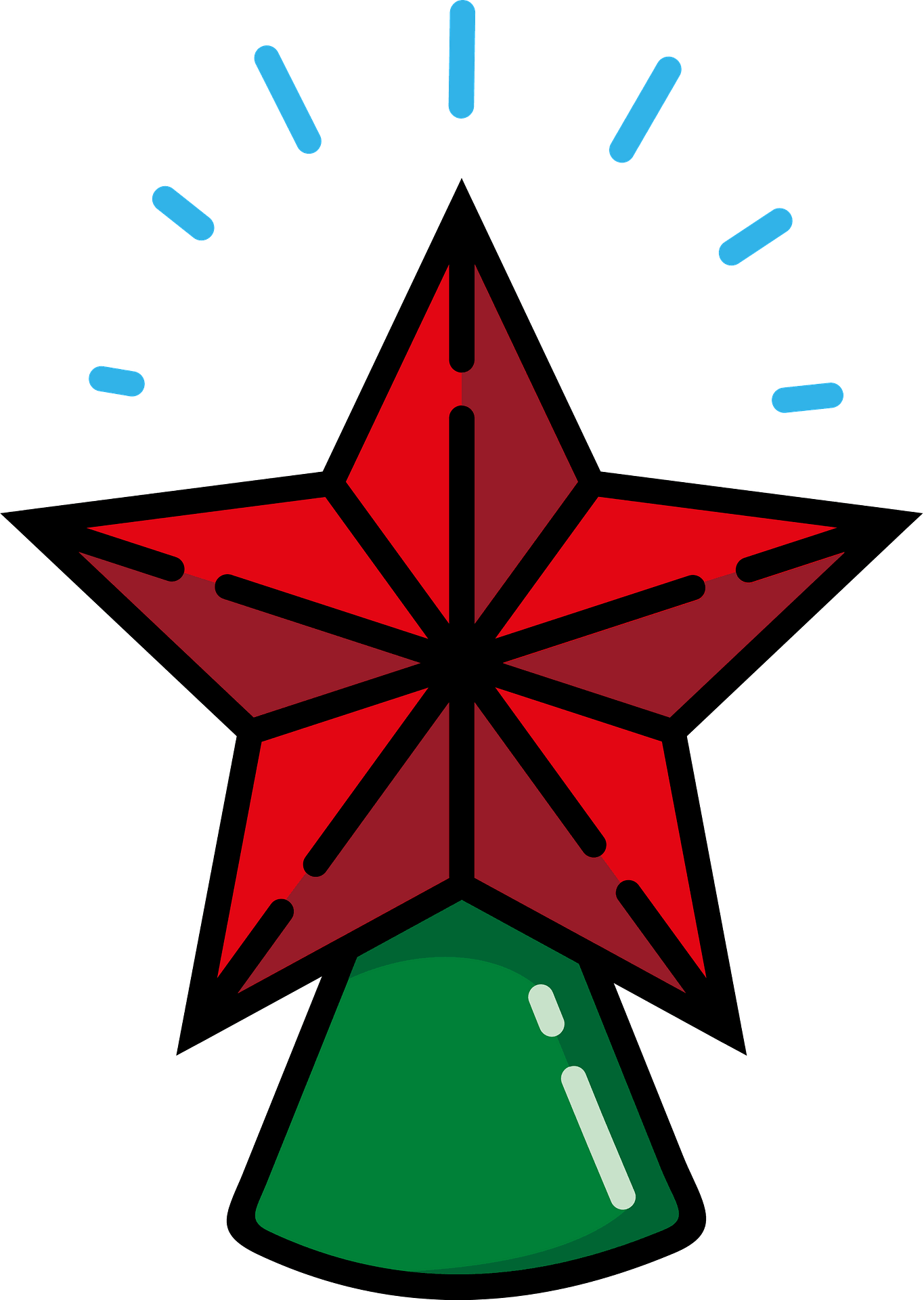 Christmas Stars Images Clip Art - Christmas Star Clip Art Png - Clip ...