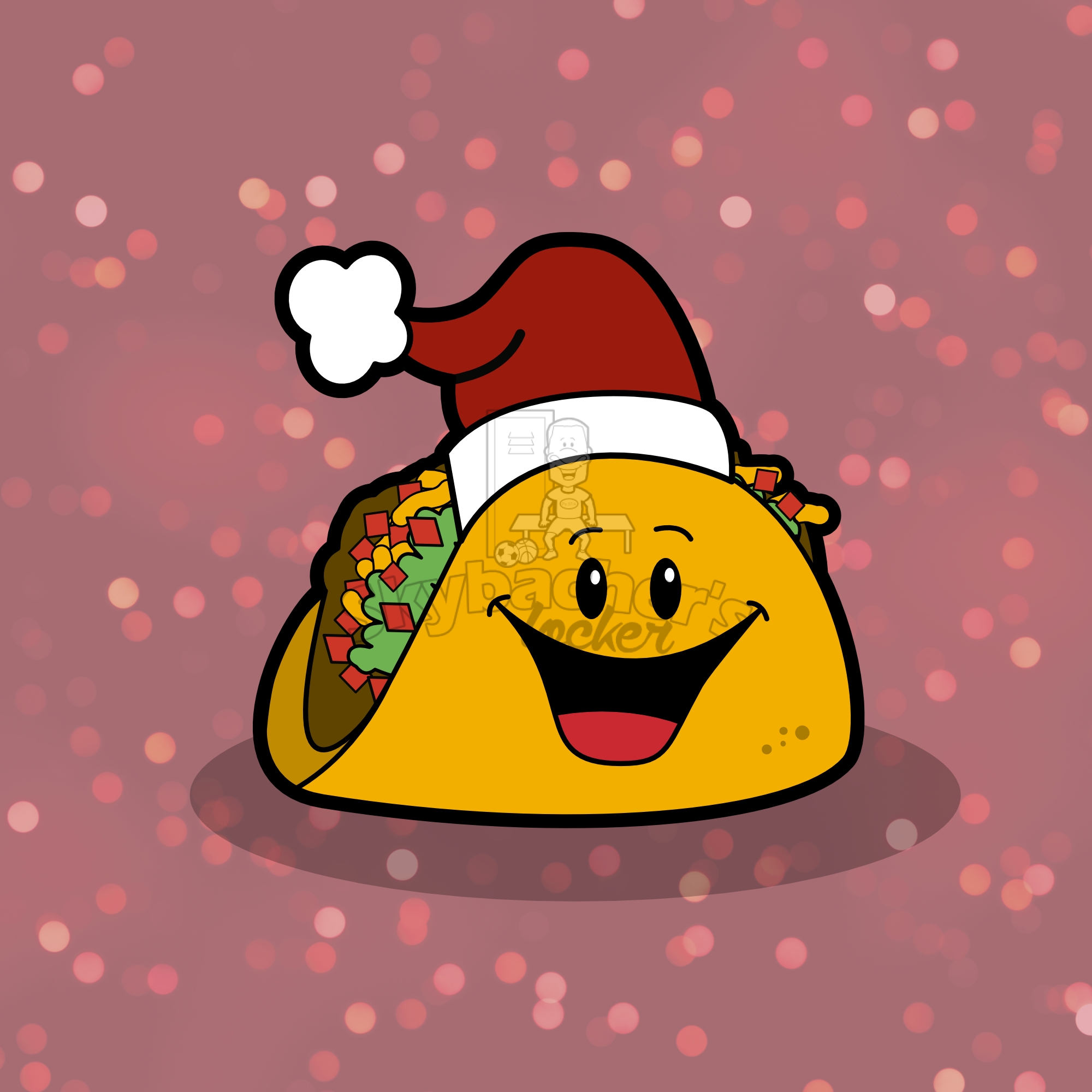 christmas-taco-mexican-cartoon-mascot-character-stock-vector-clip-art-library