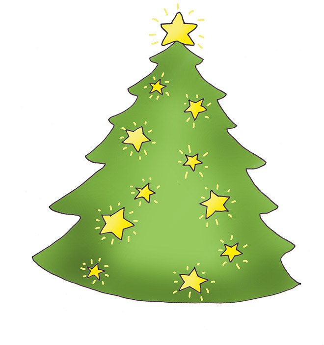 Christmas Tree Clip Art Library