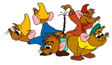 The Mice from Cinderella - Classic Disney Animation Characters