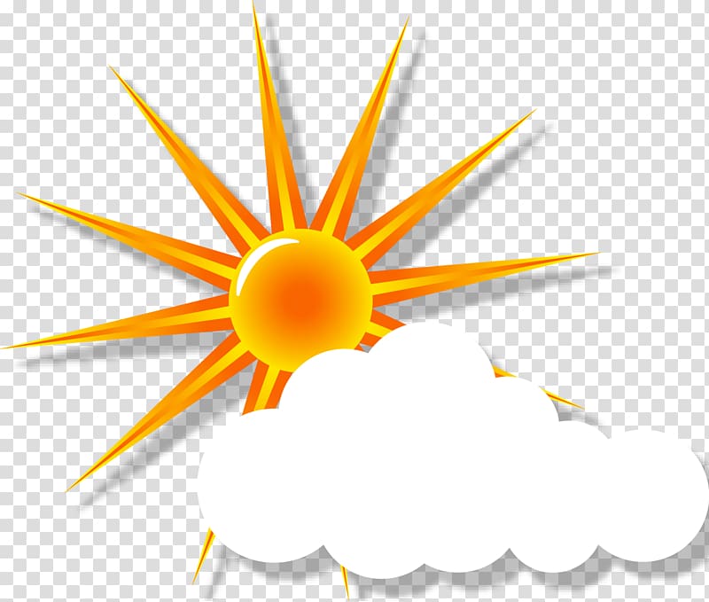 Smiling beautiful sun - vector clipart