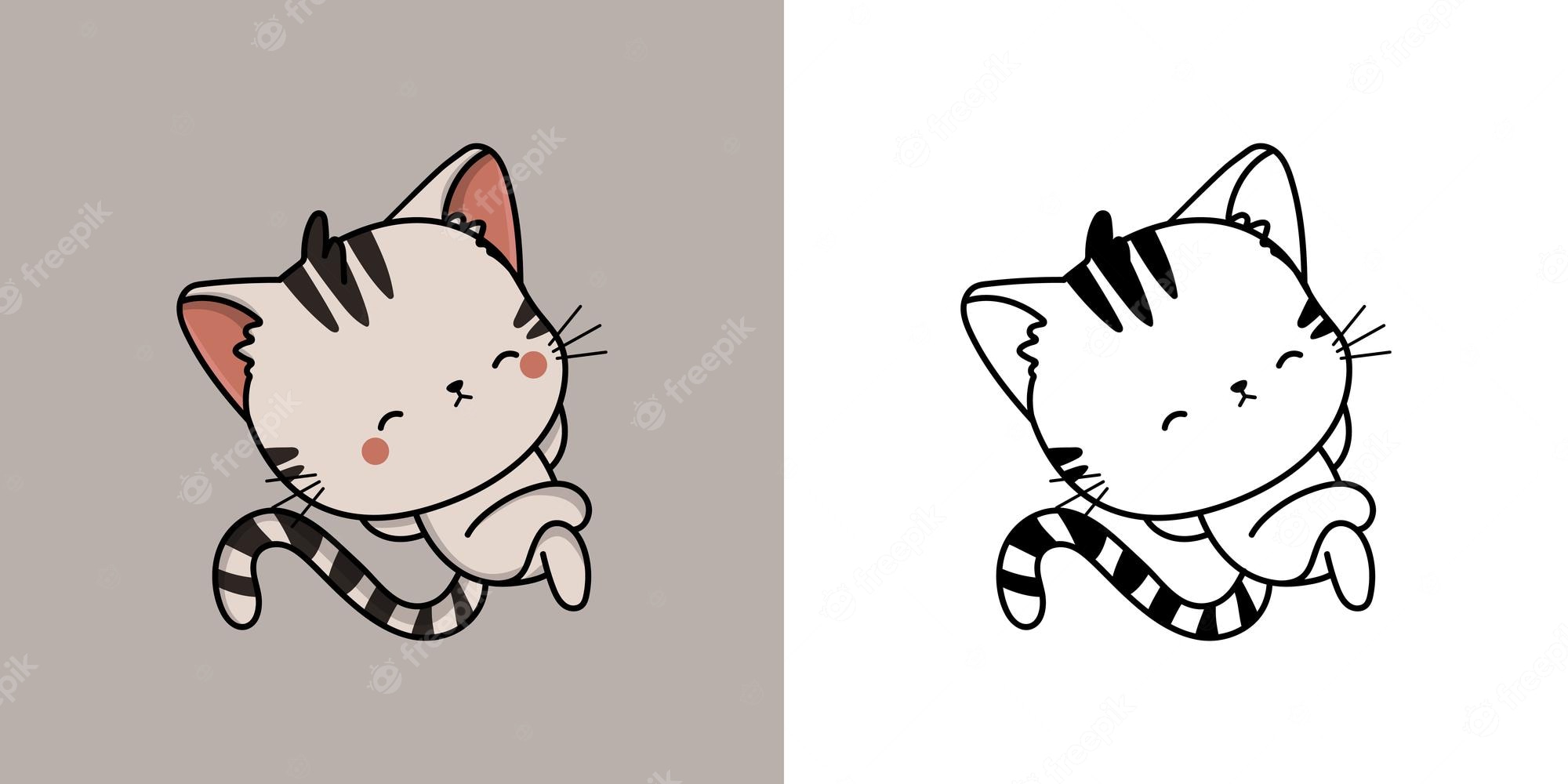 Clipart American Shorthair Cat Multicolored Black White Cute Clip Art Kitten 289115 1203 