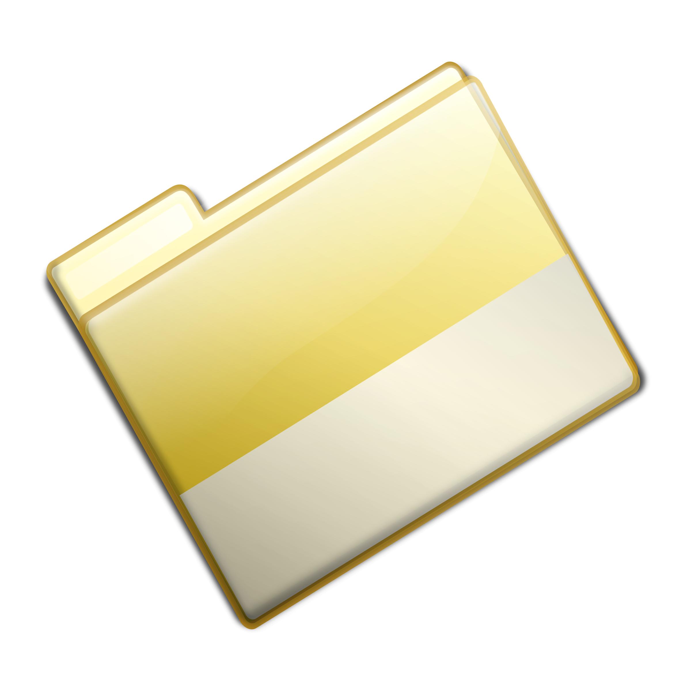 Yellow Folders - Clip Art Library